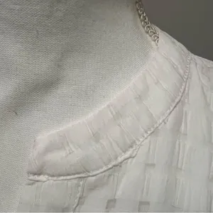 NWT English Factory GINGHAM TIERED MIDI DRESS white womens size medium oversized thumbnail 8