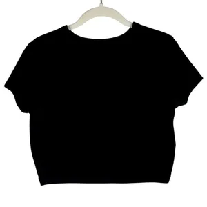 Wild Fable Black Short Shirt T-shirt Medium thumbnail 1