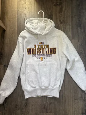 Minnesota Wrestling Sweatshirt Gray thumbnail 1