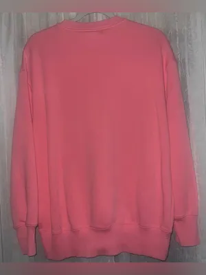 Nike Women's Sportswear Phoenix Fleece Oversized Crew-Neck Sweatshirt Sz XS pink thumbnail 3
