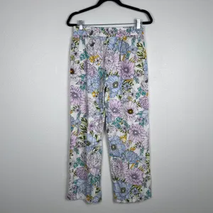 Gap Women's Floral Print Pull On Pants Sz S thumbnail 5