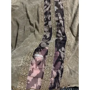 Gimmicks by BKE Mock Neck Long Sleeve Bohemian Rustic Cottage Earthy Lace Medium thumbnail 6