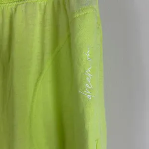 Free People Cozy Cool Girl Lounge Pants in Neon Green‎ Size Small thumbnail 5