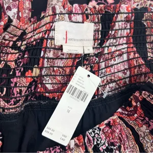 NWT Anthropologie paisley tiered‎ ruffle skirt sz M thumbnail 8