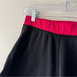 Adidas Black and‎ Pink Climalite Spandex Running Volleyball Shorts thumbnail 2