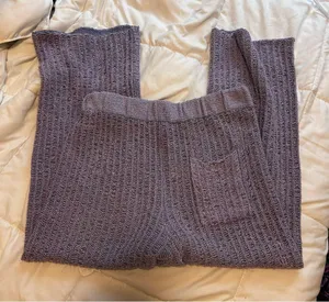 Free People Veronica Sweater Pants in Lavender Field Combo thumbnail 8