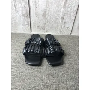 Piepiebuy Womens Sandals Size 9.5 Open Toe Flat Slide On Summer Office Beach thumbnail 5