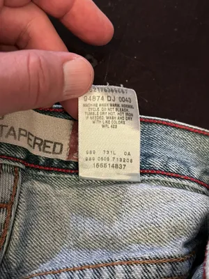Levis Relaxed Tapered Jeans Womens 10L Light Wash Blue High Rise Denim Pants thumbnail 9