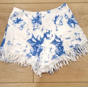 The Sang Bleached Set- Crop Top & Shredded Shorts thumbnail 6