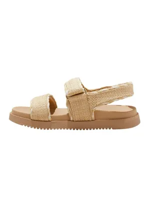 A New Day Womens Tilly Raffia Platform Footbed Sandals 92611752 Tan Brown 6M thumbnail 12