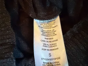 Democracy Grey Ribbed Knit Trouser Sweats High Rise Size Small thumbnail 5