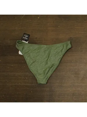 NWT Salt + Cove Lurex Hipster Bikini Bottom SC25081GB Olive Green M thumbnail 5