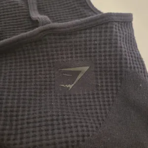 Gymshark Pause Waffle Knit Sports Bra Activewear Athleisure Black Medium thumbnail 3