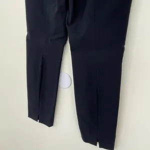 VINCE Stitch Front Seamed Pant in Black M Medium thumbnail 9