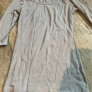 PJ HARLOW norah 3-4 sleeve‎ rib tee in clay size small thumbnail 6