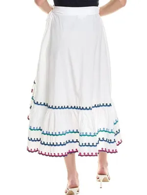 NWT ROLLER RABBIT | VALLETA EMBROIDERED MARIELENA SKIRT, size XXS thumbnail 2