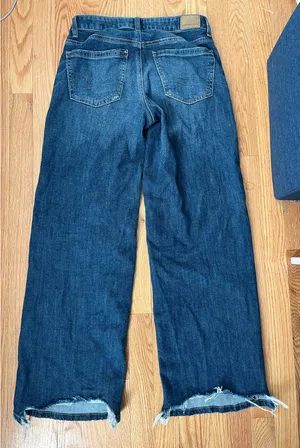 American Eagle Dreamy Drape Stretch Baggy Wide-Leg Jeans thumbnail 2