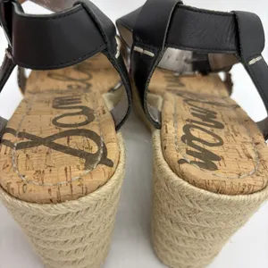 Sam Edelman Womens 10 Sandals‎ Destin Wedge Espadrille Floral Platform Shoes thumbnail 11