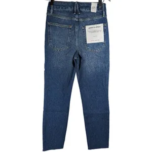 Good American‎ Good Classic Raw Hem Jeans 0/25 NWT thumbnail 2