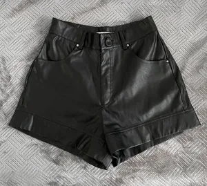 Revolve The Femm Faux Leather Shorts thumbnail 2