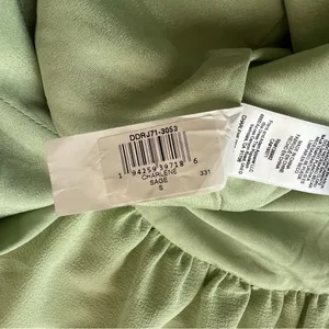 Dress the Population Women’s Charlene Ruffle Maxi Dress Gown Sage Green Size S thumbnail 10