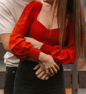 Abercrombie and Fitch Orange Long sleeve Top thumbnail 6