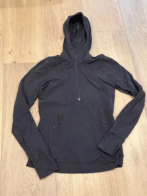 Black Lululemon Fitted Hooded Jacket thumbnail 1