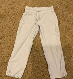 Lululemon Athletica Light Blue Cropped dance studio Pants thumbnail 1