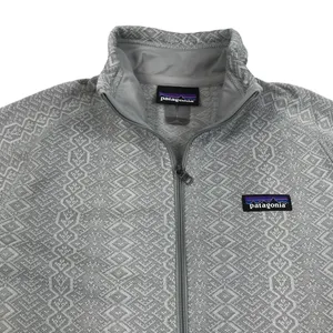 PATAGONIA Quarter-Zip Better Sweater Women L Gray Diamond Texture Outdoor Travel thumbnail 6