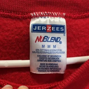 Jerzees Ugly Christmas sweater penguin winter holiday office party cotton blend Flawed thumbnail 10