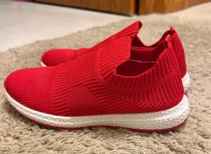 Blondo Red Slip-On Knit Kids Sneakers thumbnail 1