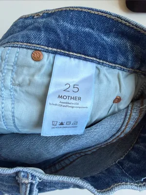 MOTHER Denim Mid Rise Dazzler Ankle Fray Jeans Riding Cliffside - Size 25 thumbnail 7