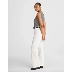 Madewell The Curvy Cleo Straight Jean White Rigid Denim High Rise US 29 NWT thumbnail 3