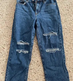 pacsun distressed blue mom jeans size 26 thumbnail 2
