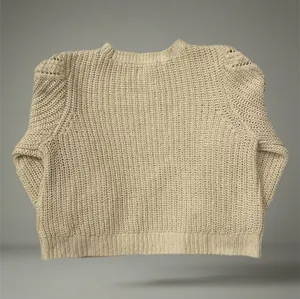 Maurice's 🎞️ Cream Cable Knit Crewneck Sweater in Women’s Sm thumbnail 3