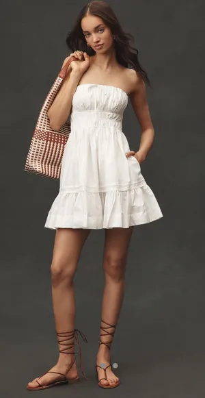 Anthropologie Somerset Mini Dress #Bridal #NWT thumbnail 1