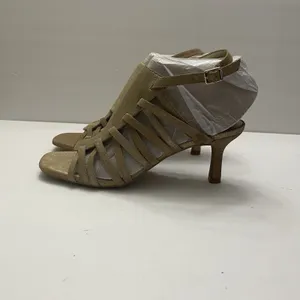 Alex Marie Angelee Strappy Soft Gold Heels Sandals Size‎ 8 NEW Holiday Party thumbnail 4