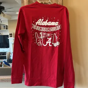 Champion University of Alabama Crimson Red Shirt Long Sleeve Lightweight Women M thumbnail 3