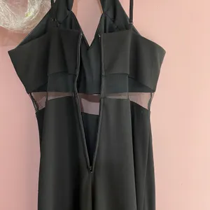 Social Code Black Formal Long Dress Size 9 Prom Wedding Event Black Rhinestones‎ thumbnail 7