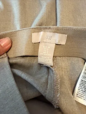 H&M Beige Wide-Leg Women's Pants thumbnail 10