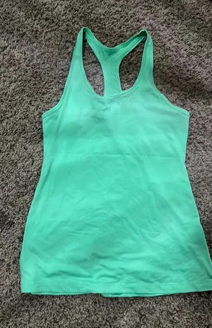 Nike Green Dri-Fit Racerback Tank thumbnail 1