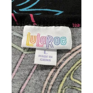 Lularoe Fruit Size‎ Large Classic T Shirt Neon Print Preppy Beach Travel Women thumbnail 6