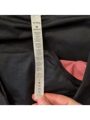 Lululemon Speed Up Short *2.5"Infinity Speed Up Short Glossy Black / Black Sz 10 thumbnail 3