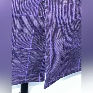 Smartthreads 1=1 Kansas State Wildcats Purple Plaid Knit Women’s Blazer Jacket thumbnail 7
