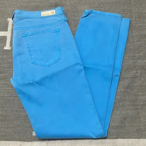 AG Adriano Goldschmied the Stilt Cigarette Electric Blue Jeans Y2K‎ thumbnail 7