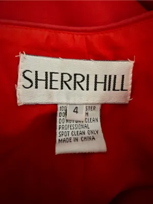 Sherri Hill Red Dress thumbnail 3
