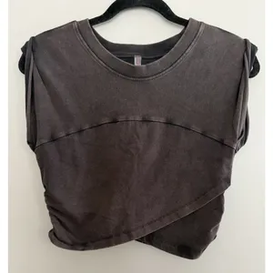 Free People Hot Shot Crossover Top‎ Black Women's Size Medium thumbnail 1