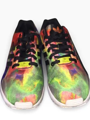 adidas Women's ZX Torsion Tie Dye Multicolor Athletic Shoe Size 7 thumbnail 7
