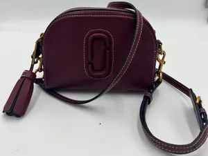Marc Jacobs Calfskin Shutter Camera Crossbody
Bag Deep Maroon thumbnail 1