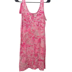 Lilly Pulitzer Newberri Tank Dress Peony Pink Seaside Scene Size Medium thumbnail 6